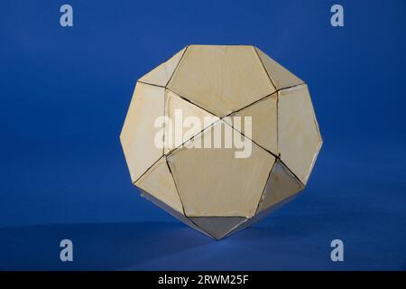 Geometric model by Martin Berman, Pentagonal Pyramid. 1978.1065.022 ...