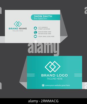 Creative modern business card template Stock Vector