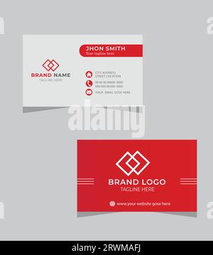 Creative modern business business card Stock Vector