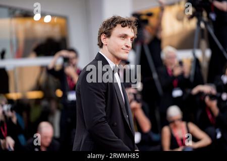 VENICE, ITALY - SEPTEMBER 07:  Franz Rogowski attends a red carpet for the movie 'Lubo' at the 80th Venice International Film Festival on September 07 Stock Photo