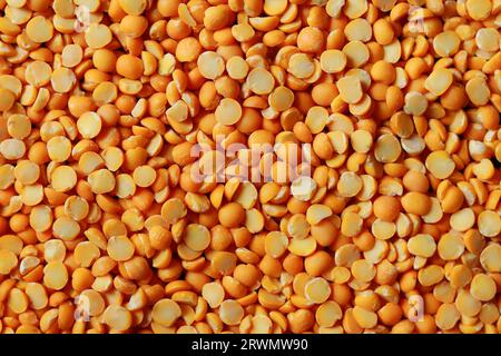 food background texture of raw chickpeas, chickpeas texture top view close-up Stock Photo