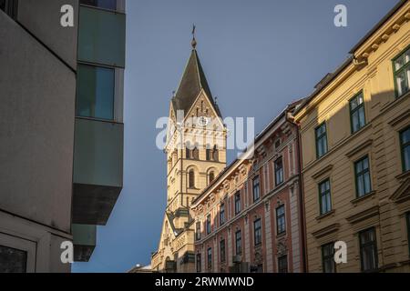 Church of the Sacred Heart of Jesus - Serbian Orthodox Church - Innsbruck, Austria Stock Photo