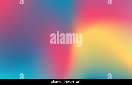Abstract background vector illustration on gradient mesh design style. Elegant blue, red colors blend. Suitable for website, wallpaper, digital Stock Vector