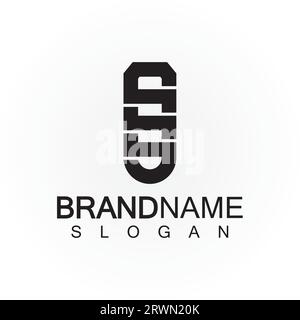 Initial Letters SS Logo Design Vector Template. Stock Vector