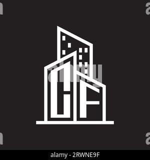 real estate logo with building style , real estate Logo Stock Vector Stock Vector