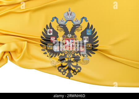 3D Flag of the Russian Empire. 3D Illustration Stock Photo - Alamy