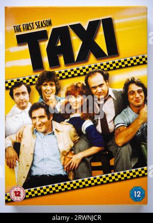 Cover of the season one DVD box set of Taxi, a US comedy TV series which was first shown in 1978 Stock Photo