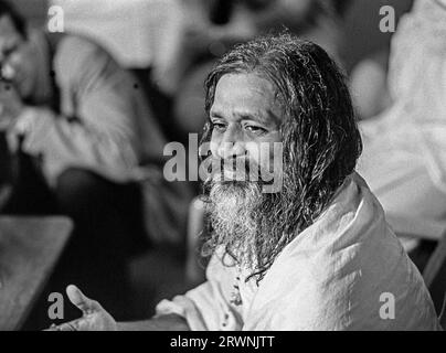 Maharishi Mahesh Yogi, in sweden photo: Bo Arrhed Stock Photo