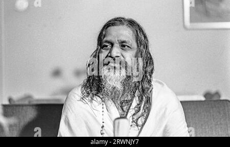 Maharishi Mahesh Yogi, in sweden photo: Bo Arrhed Stock Photo