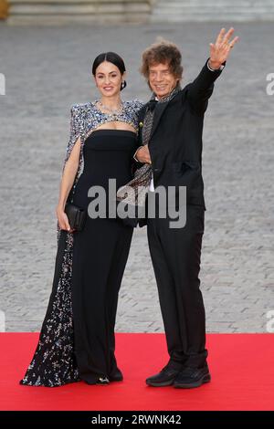 Mick Jagger and Melanie Hamrick at the State Banquet for President of