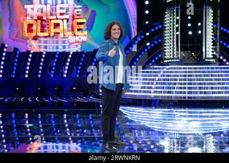 Rome, Italy. 20th Sep, 2023. Gaudiano attends the photocall of Rai tv program Tale e quale show at Studi Fabrizio Frizzi. Credit: SOPA Images Limited/Alamy Live News Stock Photo