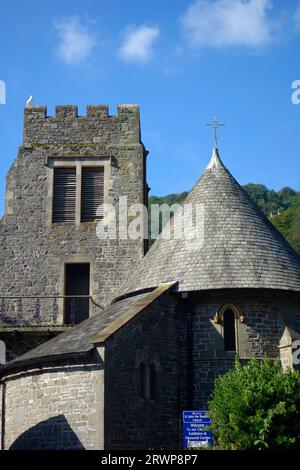 St John the Baptist Church, Lynmouth, Exmoor National Church, Devon, England, UK in September Stock Photo