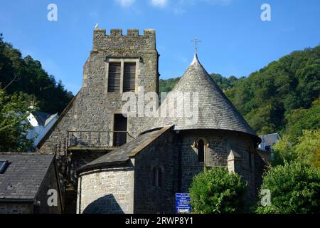 St John the Baptist Church, Lynmouth, Exmoor National Church, Devon, England, UK in September Stock Photo