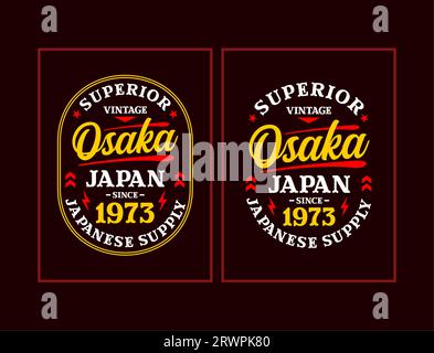 Tokyo slogan japan vintage t-shirt design retro Vector Image