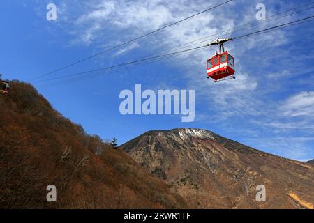 Nikko Ropeway Akechidaira Ropeway at Chuzenji lake area in Nikko, Japan Stock Photo ...