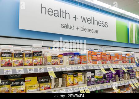 Pharmacy shelf display of over the counter medications Stock Photo - Alamy