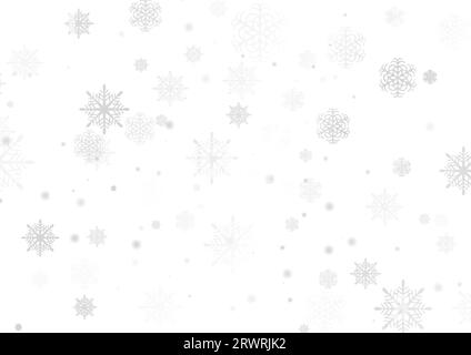 White abstract Christmas corporate background with snowflakes. Vector greeting card New Year winter design Stock Vector