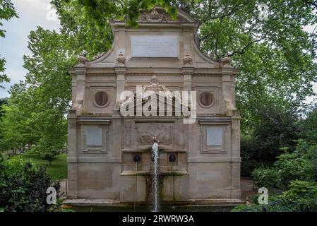 The Medici Fountain in the Jardin Du Luxembourg, Paris, France, Europe Stock Photo