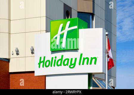 Comfort Inn is part of the IHG Hotels and Resorts  The hotel markets itself as a midscale option for families and travellers. Stock Photo