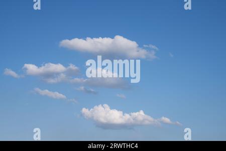 Low angle view to sky with clouds Stock Photo