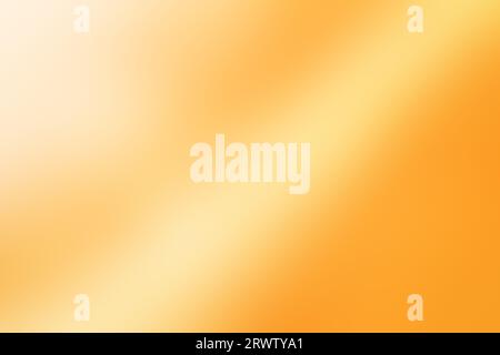 Yellow and orange unusual background with subtle rays of light with copy space, abstract background Stock Photo