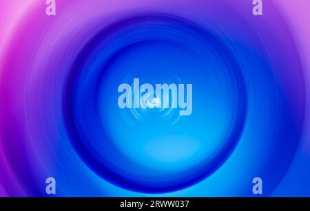 Abstract circle wave lens shine smooth color composition Stock Photo