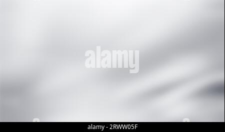 Digitally generated abstract white gray background, shiny surface Stock Photo