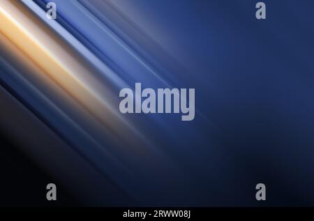Hi-tech futuristic digital blue and gold abstract minimal geometric background Stock Photo