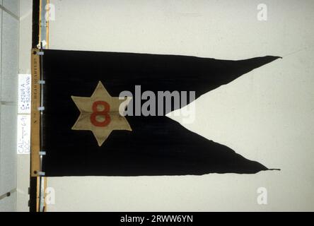 Designating flag. Headquarters, 8th Army Corps. AF*25238A. Scanned from