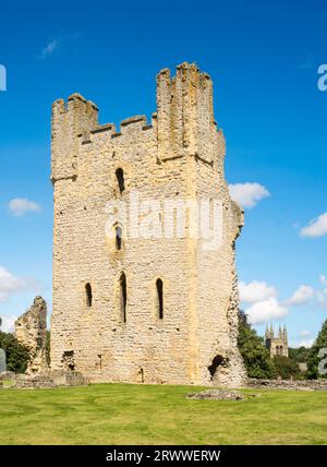 Helmsley castle, North Yorkshire, England, UK Stock Photo