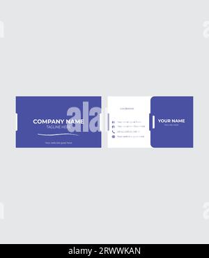 Modern creative business card design Stock Vector