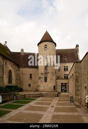 Bourganeuf in the Creuse department in the Nouvelle-Aquitaine region in central France Stock Photo