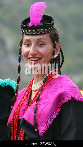 Kalash girl from Balanguru Village in Pakistan Stock Photo - Alamy