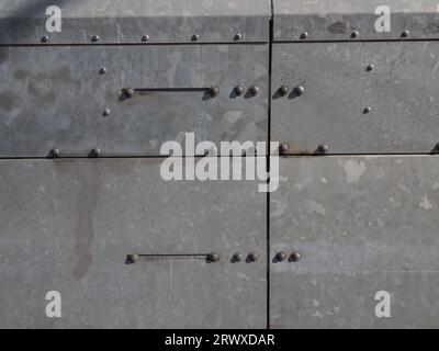 grey metal texture useful as a background Stock Photo