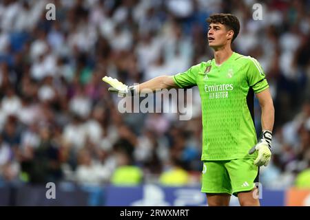 Kepa Arrizabalaga Of Real Madrid During The Real Madrid Champions ...