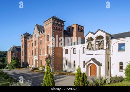 Chevetogne Abbey / Abbaye de Chevetogne, Catholic Benedictine monastery near Ciney, province of Namur, Belgian Ardennes, Wallonia, Belgium Stock Photo