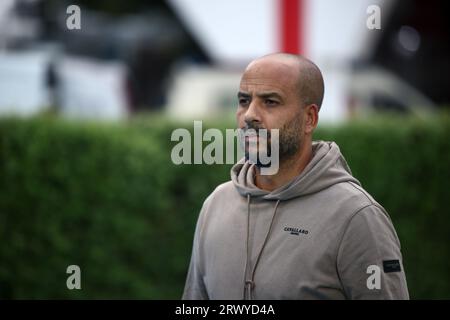 Mostar, Bosnia And Herzegovina. 21st Sep, 2023. Head Coach of AZ Alkmaar Pascal Jansen reacts during the UEFA Europa Conference League Group E match between Zrinjski Mostar and AZ Alkmaar at Gradski Stadium Mostar on September 21, 2023 in Mostar, Bosnia and Herzegovina. Photo: Denis Kapetanovic/PIXSELL Credit: Pixsell/Alamy Live News Stock Photo