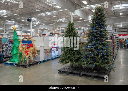 Costco Wholesale Warehouse Store in Massachusetts, USA Stock Photo