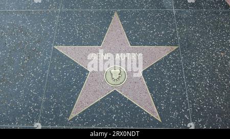 Hollywood, California, USA 21st September 2023 Gene Autry Hollywood Walk of Fame Star on September 21, 2023 on Hollywood Blvd in Hollywood, California, USA. Photo by Barry King/Alamy Stock Photo Stock Photo