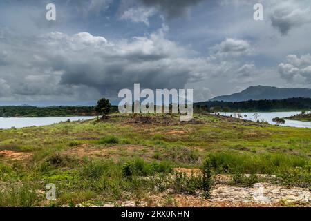 Karapuzha dam a popular tourist attraction of Wayanad district of Kerala, India Stock Photo