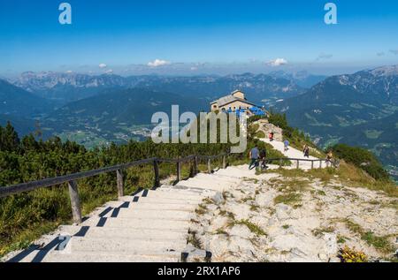 The Eagle's Nest, also known as The Kehlsteinhaus, in Bavaria, Germany Stock Photo