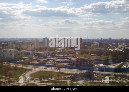 Belarus, Minsk - 08 august, 2023: View of the city from above Stock Photo