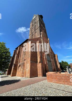 St. Mary's Church, Old Town, Hanseatic City, Wismar, Mecklenburg-Western Pomerania, Germany Stock Photo