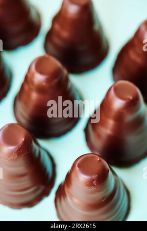 Flødeboller, chocolate teacakes / chocolate-coated marshmallow treats; Denmark Stock Photo