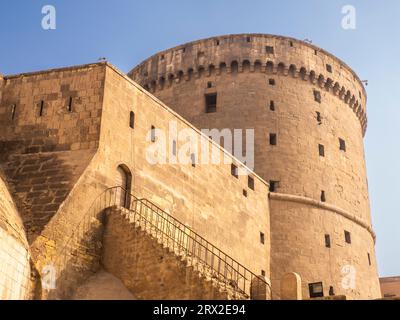 The Ottoman-era Muhammad Ali Mosque, completed in 1848, overlooking Cairo from atop the Citadel, Cairo, Egypt, North Africa, Africa Stock Photo