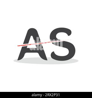 AS logo with vectorize format Stock Vector