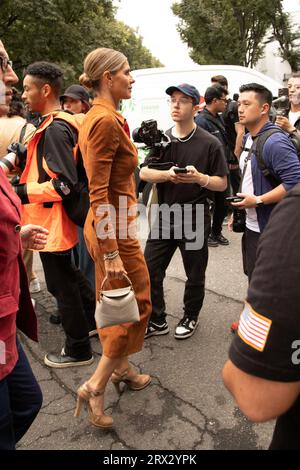 Martina Colombari attending TODS  Show during Milan Fashion Week day 3 Stock Photo