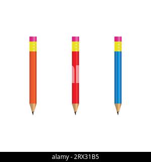 pencil vector with vectorize format Stock Vector