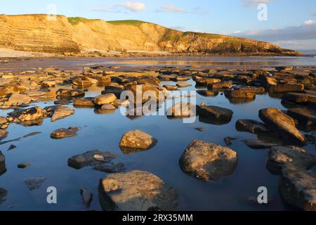 Dunraven Bay, Southerndown, Glamorgan Heritage Coast, South Wales, United Kingdom, Europe Stock Photo
