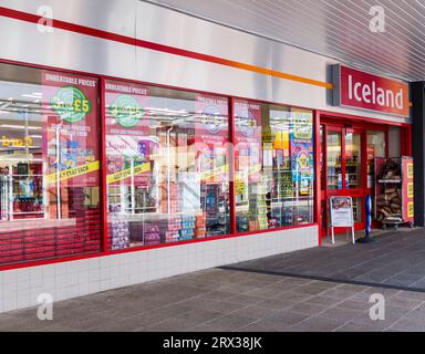 Iceland Frozen  Food store in Thornaby,England,UK Stock Photo